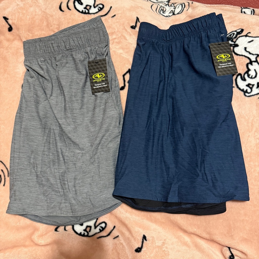 Athletic Works Men's Jersey Knit Shorts, 9" Inseam - Picture 3 of 7